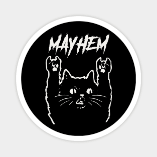 mayhem metal cat Magnet